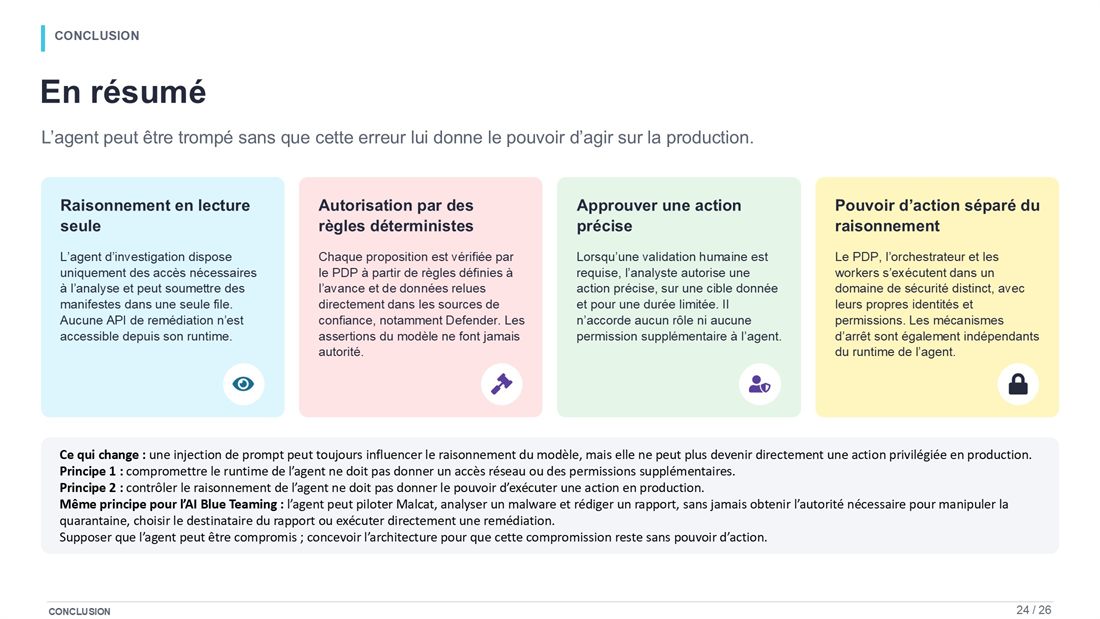 Slide 24 : En résumé