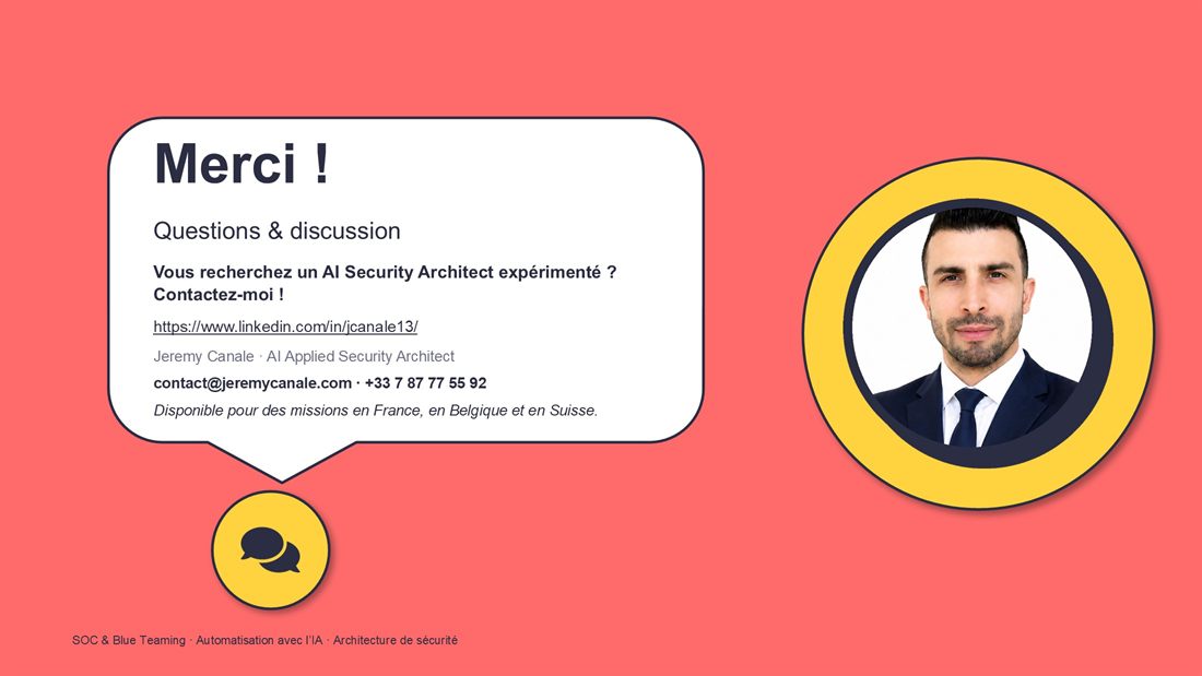 Slide 26 : Questions et discussion